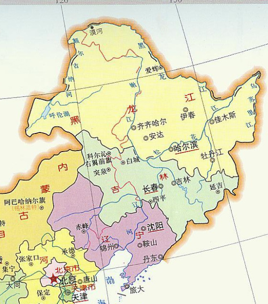 东北吉林地图展示