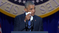 奥巴马告别演说赞美国谢家人　挥泪说再见