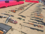 苏州集中销毁几百支枪、几万把管制刀具