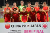 亚洲杯-中国女足1-3日本无缘决赛　与泰国争季军